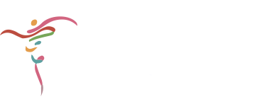 Logo avec l'inscription CAMULC en blanc et en majuscules avec un logo à gauche multicouleurs